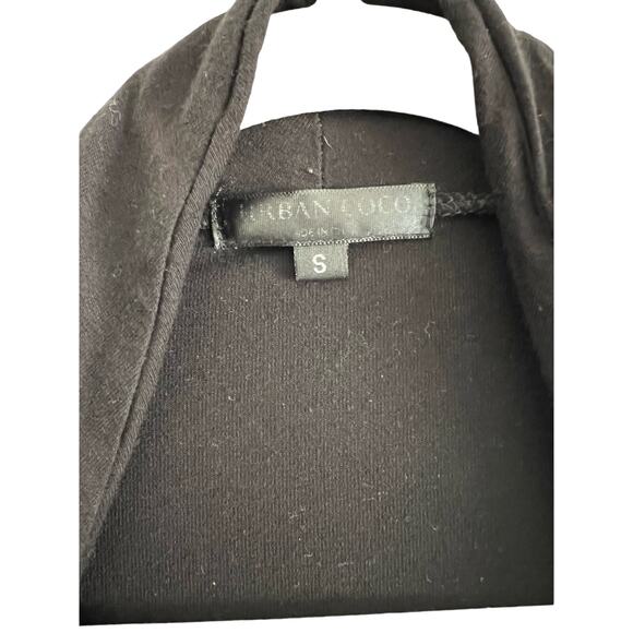 Urban CoCo - Viscose Black Flowy Cardigan - Size Small - Picture 5 of 6